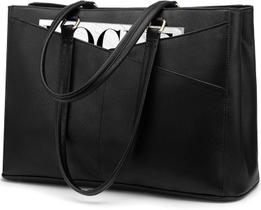 Bolsa para laptop LOVEVOOK 17,3" impermeável tipo tote em couro Bolsa para laptop LOVEVOOK 17,3" impermeável tipo tote em couro