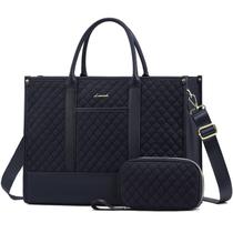 Bolsa para laptop LOVEVOOK, bolsa de trabalho impermeável de 15,6 polegadas, azul escuro