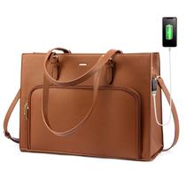 Bolsa para laptop LOVEVOOK, bolsa de trabalho impermeável de 15,6 polegadas para mulheres