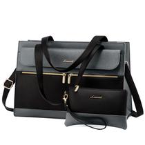 Bolsa para laptop LOVEVOOK de couro de 15,6 polegadas impermeável para mulheres Bolsa para laptop LOVEVOOK de couro de 15,6 polegadas impermeável para mulheres