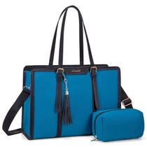 Bolsa para laptop LOVEVOOK de lona leve de 15,6 polegadas para mulheres