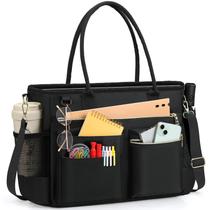 Bolsa para Laptop RAINSMORE 15,6" para Mulheres - Bolsa de Trabalho Preta