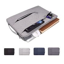 Bolsa para laptop, repelente de água cinza de 13,3 polegadas