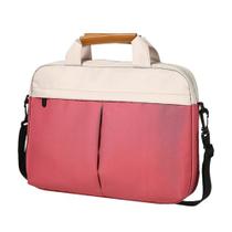 Bolsa para laptop rosa vermelho com alça 15 pol