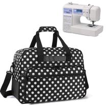 Bolsa para máquina de costura Yarwo Universal 47x27x32 cm Black Dots Bolsa para máquina de costura Yarwo Universal 47x27x32 cm Black Dots