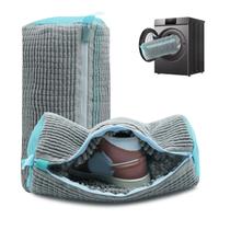 Bolsa para máquina de lavar sapatos Cocoyeye, cinza reutilizável, 2 unidades Bolsa para máquina de lavar sapatos Cocoyeye, cinza reutilizável, 2 unidades