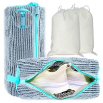 Bolsa para máquina de lavar sapatos, pacote com 2 unidades CNEYSID XXL Grey Bolsa para máquina de lavar sapatos, pacote com 2 unidades CNEYSID XXL Grey