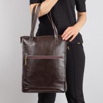 Bolsa para notebook feminina em couro San Francisco