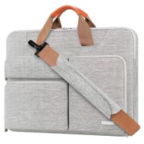Bolsa para notebook Lacdo 15,6" proteção 360 impermeável cinza
