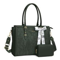 Bolsa para notebook MOSISO PU Leather Tote 17-17.3" verde esmeralda Bolsa para notebook MOSISO PU Leather Tote 17-17.3" verde esmeralda
