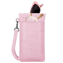 Bolsa para Óculos Fintie Double com Alça - Rosa