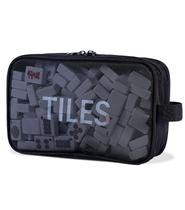 Bolsa para peças de mahjong Asmeet comporta 166 peças 23 x 15 x 8 cm