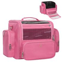 Bolsa para pincéis de maquiagem NAONAYA, grande capacidade, impermeável, rosa Bolsa para pincéis de maquiagem NAONAYA, grande capacidade, impermeável, rosa