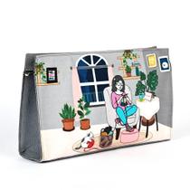 Bolsa para Projetos de Tricô e Porta Agulhas Paixão - KnitPro Bolsa para Projetos de Tricô e Porta Agulhas Paixão - KnitPro