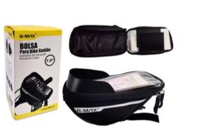 Bolsa Para Quadro ou Guidão para Bike Impermeável Porta Celular Acessórios B-Max - B_MAX Bolsa Para Quadro ou Guidão para Bike Impermeável Porta Celular Acessórios B-Max - B_MAX