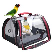 Bolsa Passarinho Mala Transporte Pássaro Aves Papagaios Calopsita panorâmica