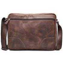 Bolsa Pasta Carteiro Transversal Masculina em Couro Bolsa Pasta Carteiro Transversal Masculina em Couro
