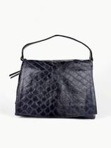 Bolsa Pasta Couro Pirarucu - Preto Bolsa Pasta Couro Pirarucu - Preto