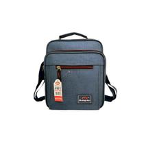 Bolsa Pasta Executiva Masculina Tiracolo Transversal Cor:Cinza