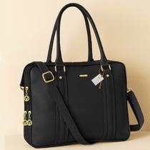 Bolsa Pasta Executiva Para Notebook Feminina Masculina de Couro Reforçada Para o Trabalho e Dia a Dia