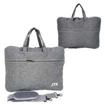 Bolsa Pasta Maleta para Notebook Multifuncional Forrado com Alça de Mão e Transversal Removível Impermeável