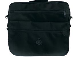 Bolsa Pasta Maleta Paramentos Maçônico Maçonaria - Preto - Lugagge