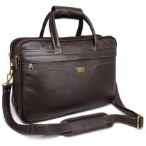 Bolsa Pasta Masculina De Couro Para Notebook Documentos