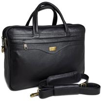 Bolsa Pasta Masculina De Couro Para Notebook Documentos