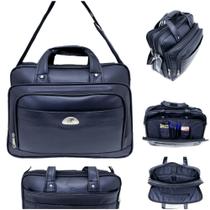 Bolsa Pasta Masculina Executiva Notebook Alça Mão E Ombro KVN