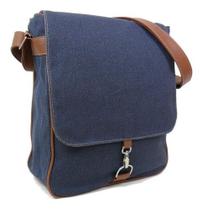 Bolsa Pasta Transversal Em Lona Resistente Masculino Feminino Casual