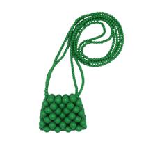 Bolsa Pearl Clutch MOSSTYUS Girls Mini Green com 2 alças