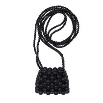 Bolsa Pearl Clutch MOSSTYUS White Pearl Beaded para mulheres