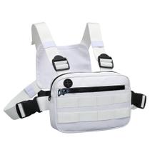 Bolsa peitoral Muserise Outdoor Resistente à Água para Homens Branca