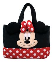 Bolsa Pelúcia Rosto Minnie 33x42x6cm - Disney