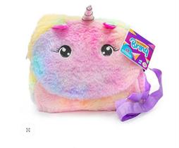 Bolsa pelucia unicornio tie dye ( sortidas) - polibrinq