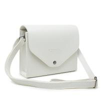 Bolsa Pequena Alça Transversal Lara Mini Bag Vegatta Vegana Sintético Branco Bolsa Pequena Alça Transversal Lara Mini Bag Vegatta Vegana Sintético Branco