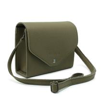Bolsa Pequena Alça Transversal Lara Mini Bag Vegatta Vegana Sintético Militar Bolsa Pequena Alça Transversal Lara Mini Bag Vegatta Vegana Sintético Militar