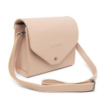 Bolsa Pequena Alça Transversal Lara Mini Bag Vegatta Vegana Sintético Nude Bolsa Pequena Alça Transversal Lara Mini Bag Vegatta Vegana Sintético Nude