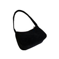 Bolsa Pequena Aveludada Forrada Retrô Vintage de Mão Ombro Bolsa Pequena Aveludada Forrada Retrô Vintage de Mão Ombro