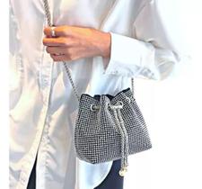Bolsa Pequena Clutch Feminina Com Brilho para Festas e Eventos