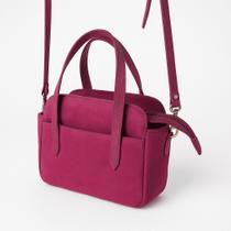 Bolsa Pequena de Couro Camurçado Zup