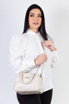 Bolsa pequena de couro croco Olívia