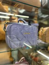 Bolsa Pequena De Couro Lavanda Fenzzo