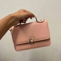Bolsa Pequena de Mao com Alca Ajustavel Rosa Bolsa Pequena de Mao com Alca Ajustavel Rosa