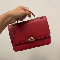 Bolsa Pequena de Mao com Alca Ajustavel Vermelha Bolsa Pequena de Mao com Alca Ajustavel Vermelha