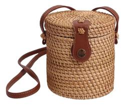 Bolsa Pequena De Praia Palha Sofisticada Atemporal Passeio