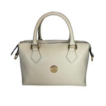 Bolsa pequena em couro emmy - off white