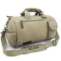 Bolsa Pequena Mala Viagem Mão Lona Preta Palha R033 Bolsa Pequena Mala Viagem Mão Lona Preta Palha R033