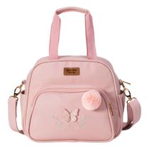 Bolsa Pequena Maternidade Borboleta Rosa Batistela Baby