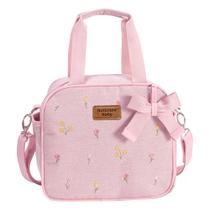 Bolsa Pequena Maternidade Floral Rosa Batistela Baby